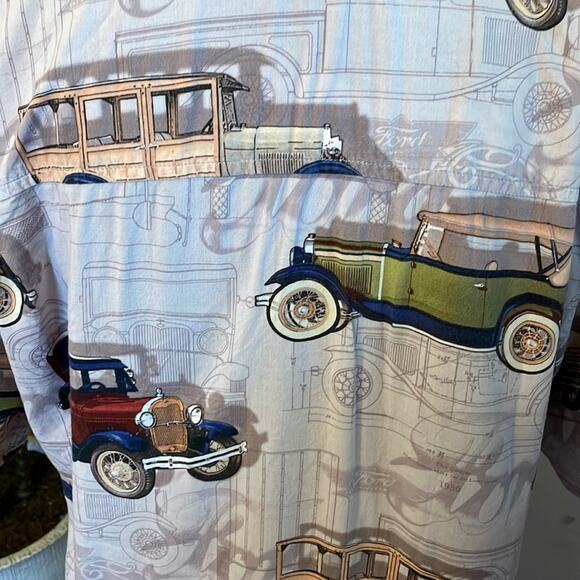 David Carey Ford Heritage Print Casual Button-Up - Picture 6 of 8